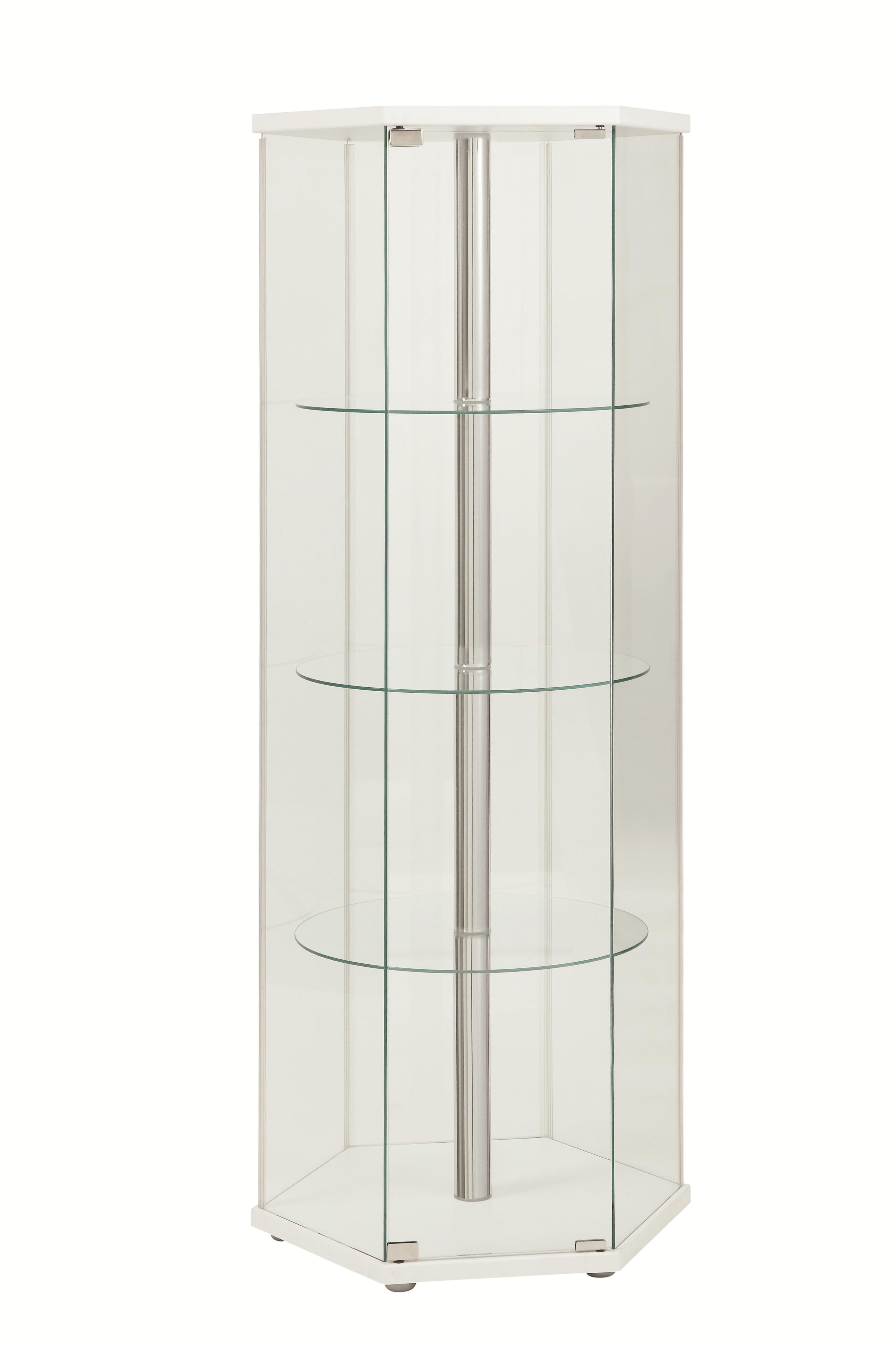 Coaster Accent Hexagon Shaped Curio Value City